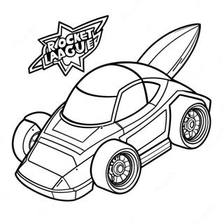 Rocket League Coloring Pages