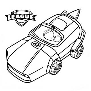 Rocket League Coloring Page 8341-6998