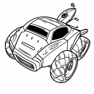 Rocket League Coloring Page 8341-6999