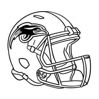 Nfl Helmet Coloring Page 8361-7018