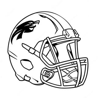 Nfl Helmet Coloring Page 8361-7020