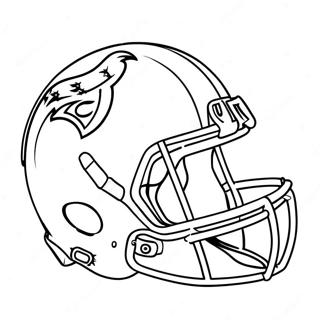 Colorful Nfl Team Helmet Coloring Page 8362-7027