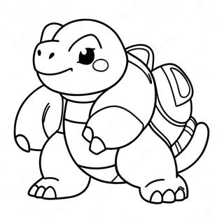 Blastoise Coloring Page 8371-7022