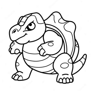 Blastoise Coloring Page 8371-7023