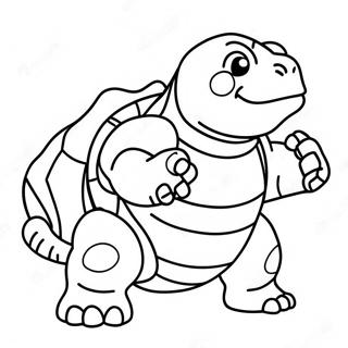 Blastoise Coloring Page 8371-7024