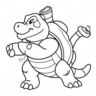 Blastoise In Action Coloring Page 8372-7032