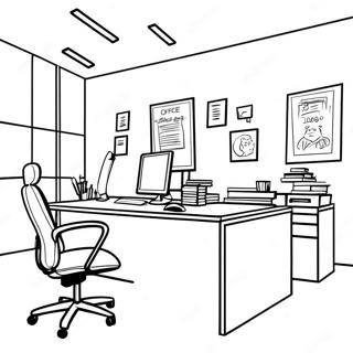 The Office Coloring Page 8381-7035