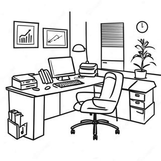 The Office Coloring Page 8381-7036