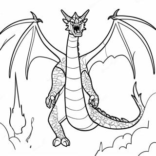 King Ghidorah Coloring Pages