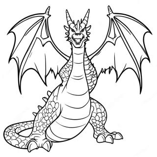 King Ghidorah Coloring Page 8501-7131