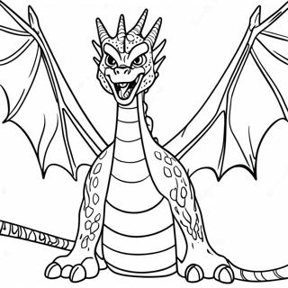 King Ghidorah Coloring Page 8501-7132