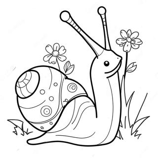 Snail Coloring Pages