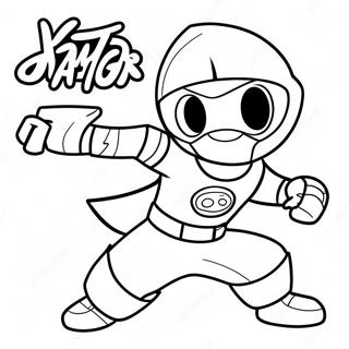 Kid Danger In Action Coloring Page 8522-7150