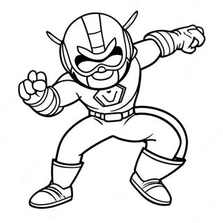 Kid Danger In Action Coloring Page 8522-7151