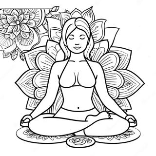 Yoga Coloring Pages