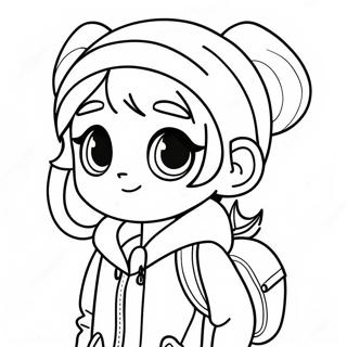 Gacha Life Tomboy Coloring Pages