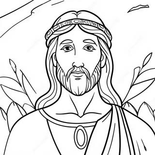 He Is Risen Coloring Page 8601-7207