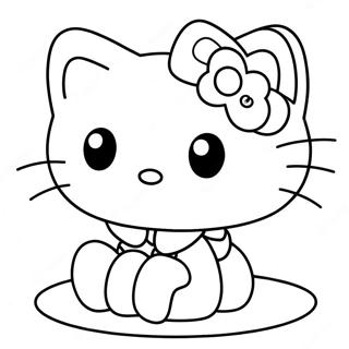 Hello Kitty And Spiderman Coloring Pages