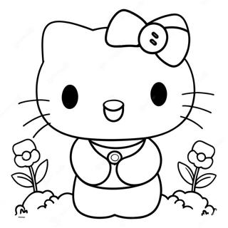 Hello Kitty Coloring Page 861-675