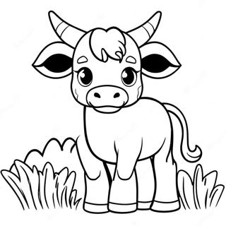 Cute Texas Longhorns Coloring Page 8622-7227