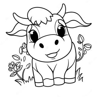 Cute Texas Longhorns Coloring Page 8622-7228