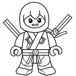 Kai Ninjago Coloring Page 8631-7232