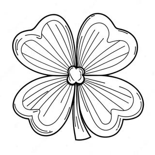 Irish Shamrock Coloring Page 8651-7247