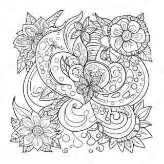 Dot Arts Coloring Page 8681-7270