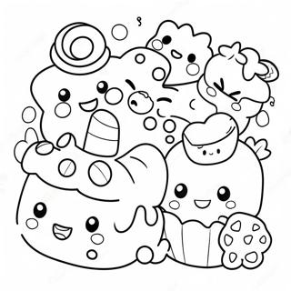 Cute Num Noms Characters Coloring Page 8692-7281