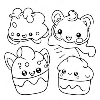 Cute Num Noms Characters Coloring Page 8692-7284