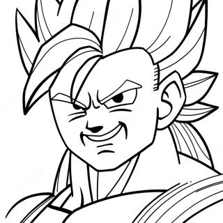 Gogeta Super Saiyan Coloring Page 8701-7288