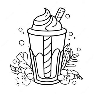 Milkshake Coloring Page 8731-7311