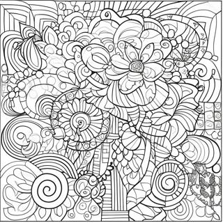 Mosaic Coloring Page For Kids 8741-7319