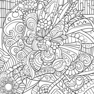 Mosaic Coloring Page For Kids 8741-7320