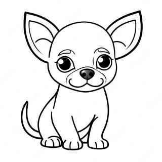 Chihuahua Coloring Page 8751-7329