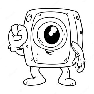 Colorful Wubbox Character Coloring Page 8762-7334