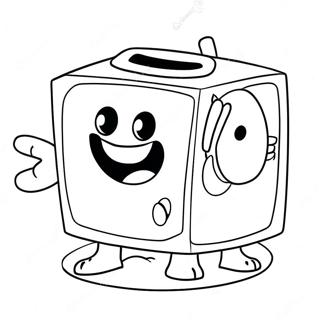 Colorful Wubbox Character Coloring Page 8762-7336