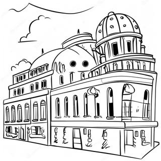 Buildings Coloring Page 8791-7364