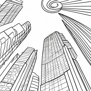 Buildings Coloring Pages