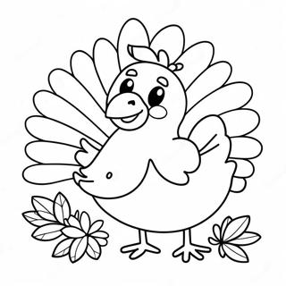 Cute Thanksgiving Coloring Pages