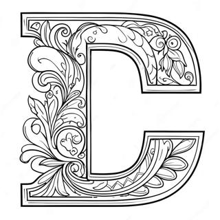 Letter D Coloring Pages