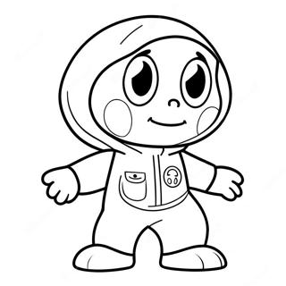 Shy Guy Coloring Pages