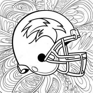 Superbowl 2024 Logo Coloring Page 8841-7402