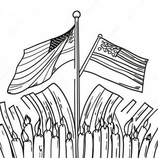 Flag Day Coloring Page 8881-7431