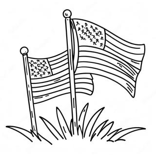 Flag Day Coloring Page 8881-7432