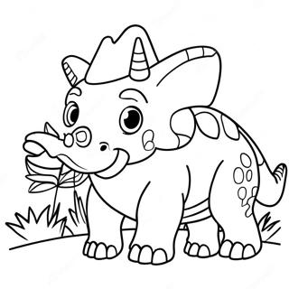 Triceratops Coloring Pages