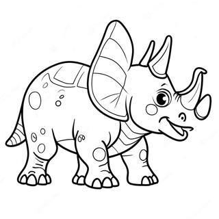 Triceratops Coloring Page 8891-7438