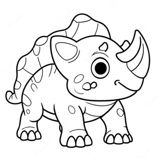 Triceratops Coloring Page 8891-7439