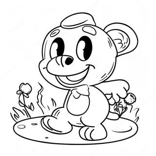 Cuphead Coloring Page 891-706