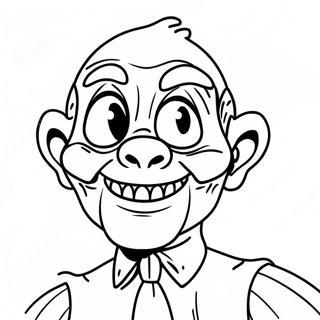 Creepy Goosebumps Monster Coloring Page 8922-7468